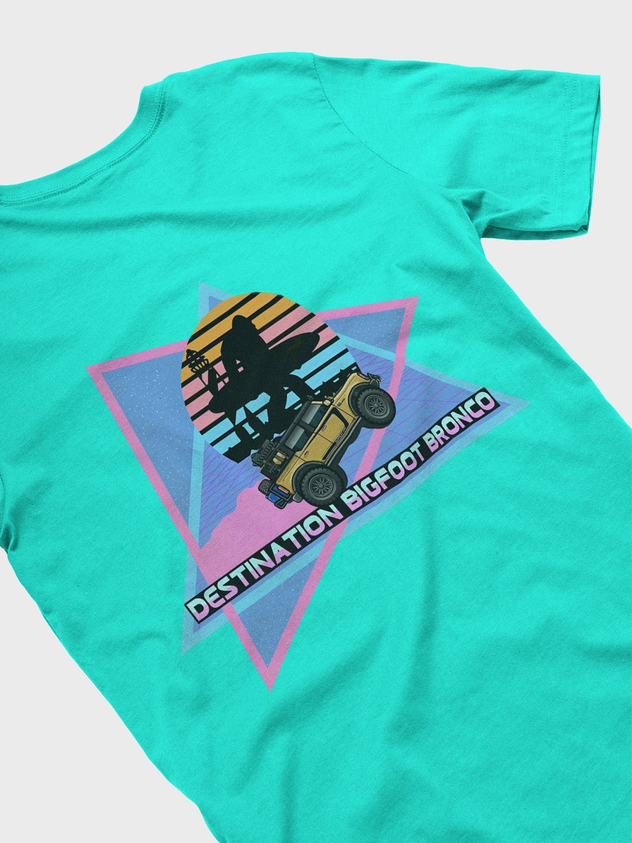 JC Edition Destination Bigfoot Bronco Retro-Inspired T-Shirt (Teal) product image (4)