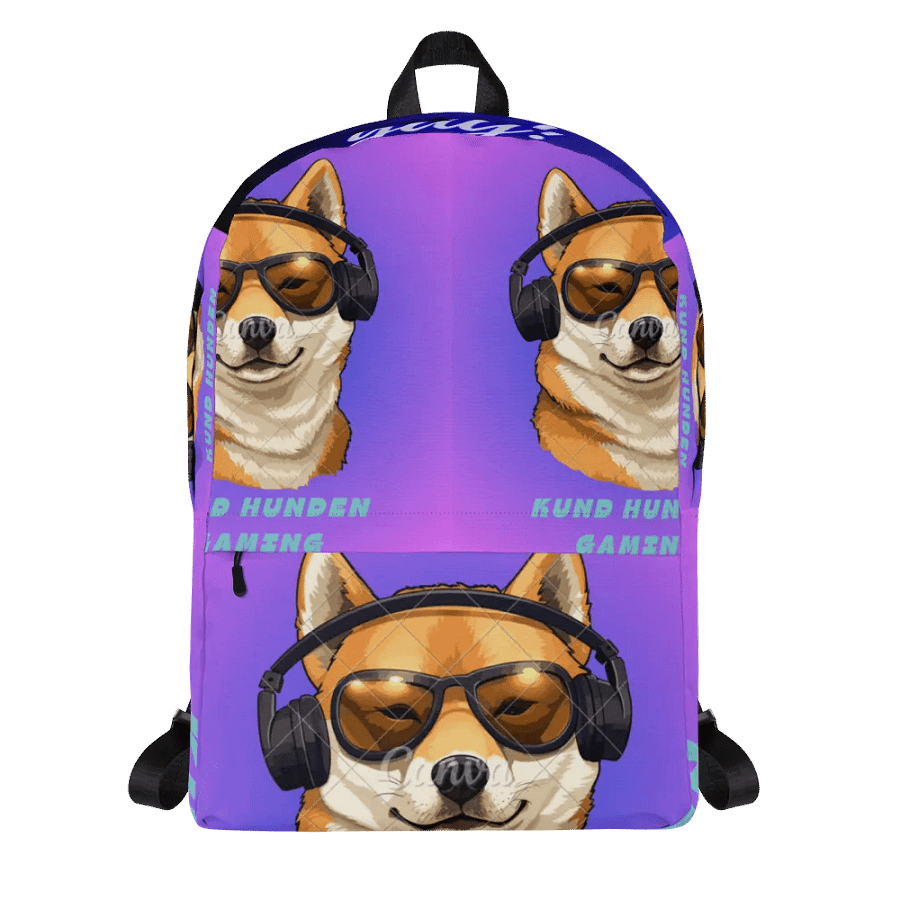 Gaming Shiba Inu All-Over Backpack product image (2)