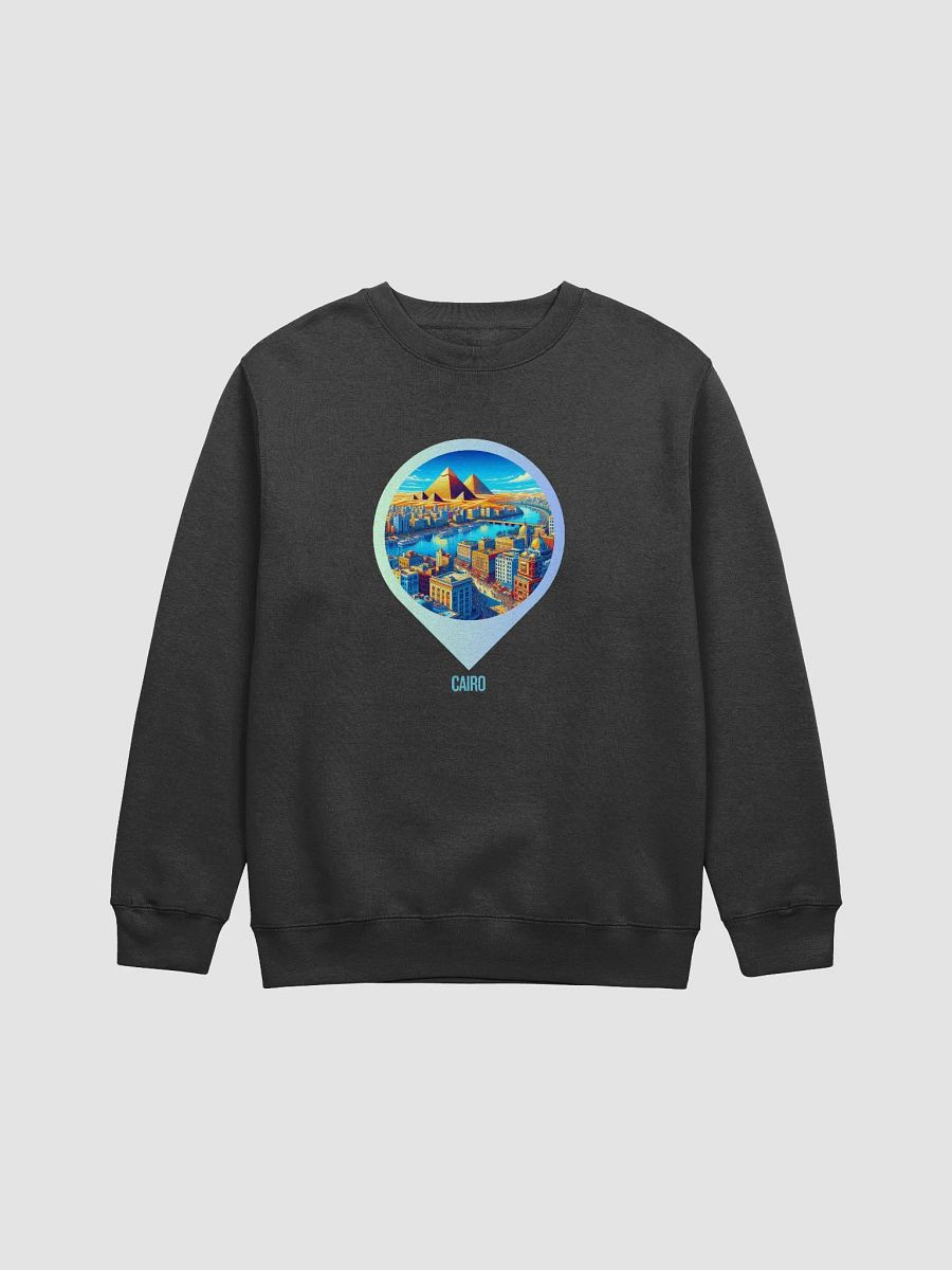 Cityscape Fusion Cairo Sweatshirt | AI Design: Future Vision of Cairo product image (1)