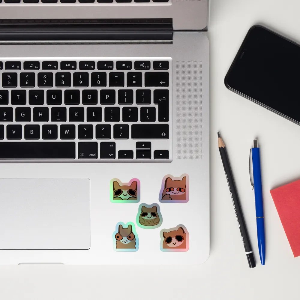 Yuni Uhu - Holographic Sticker Set product image (12)
