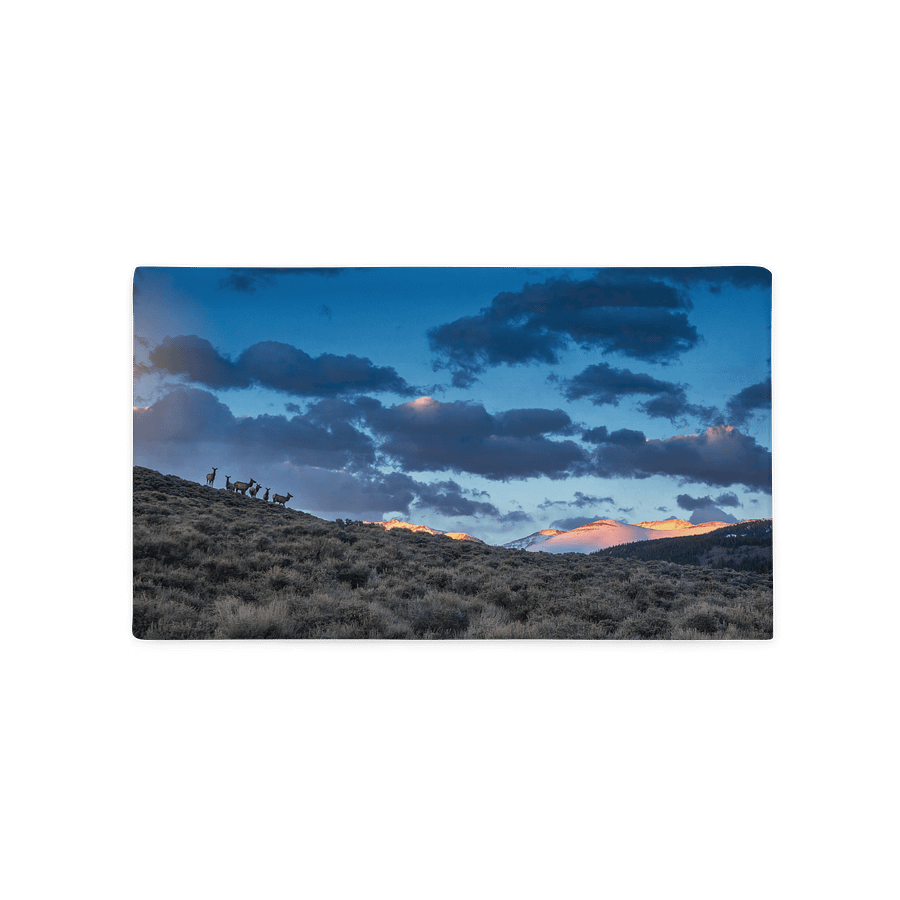 Sunset in the Colorado Mt Pillowcase product image (1)