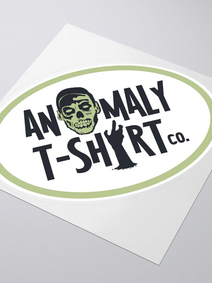 Oval Anomaly Zombie Logo Kiss Cut Stickers product image (1)