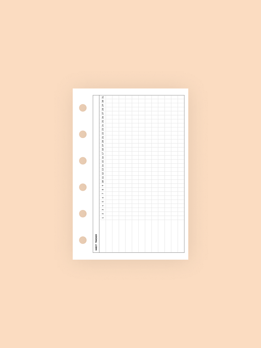 Habit Tracker Inserts FREEBIE product image (3)