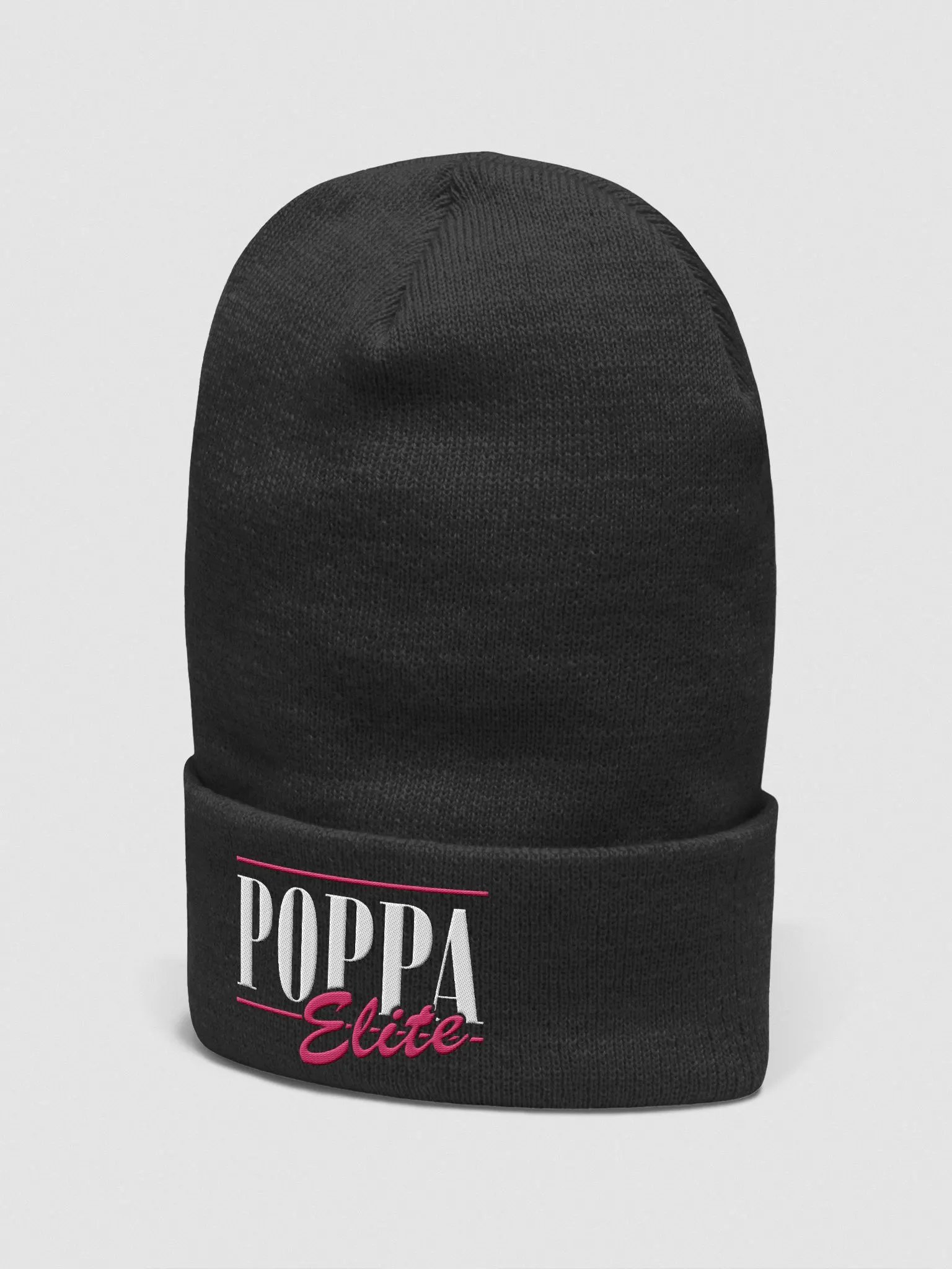 PoppaElite Embroidered Beanie product image (6)
