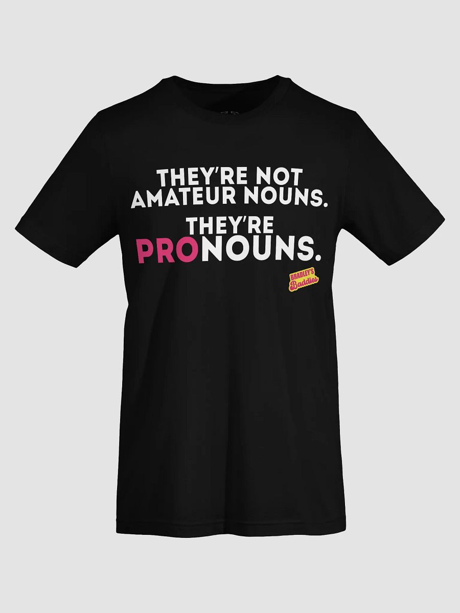Pronouns Basic Tee product image (48)