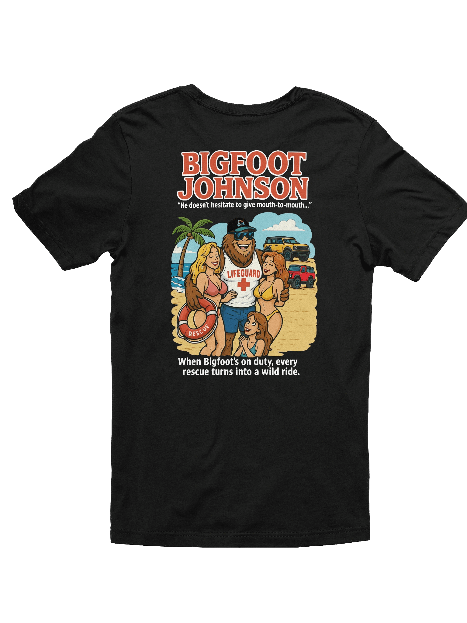 Bigfoot Johnson Lifeguard Tee (Black) product image (2)