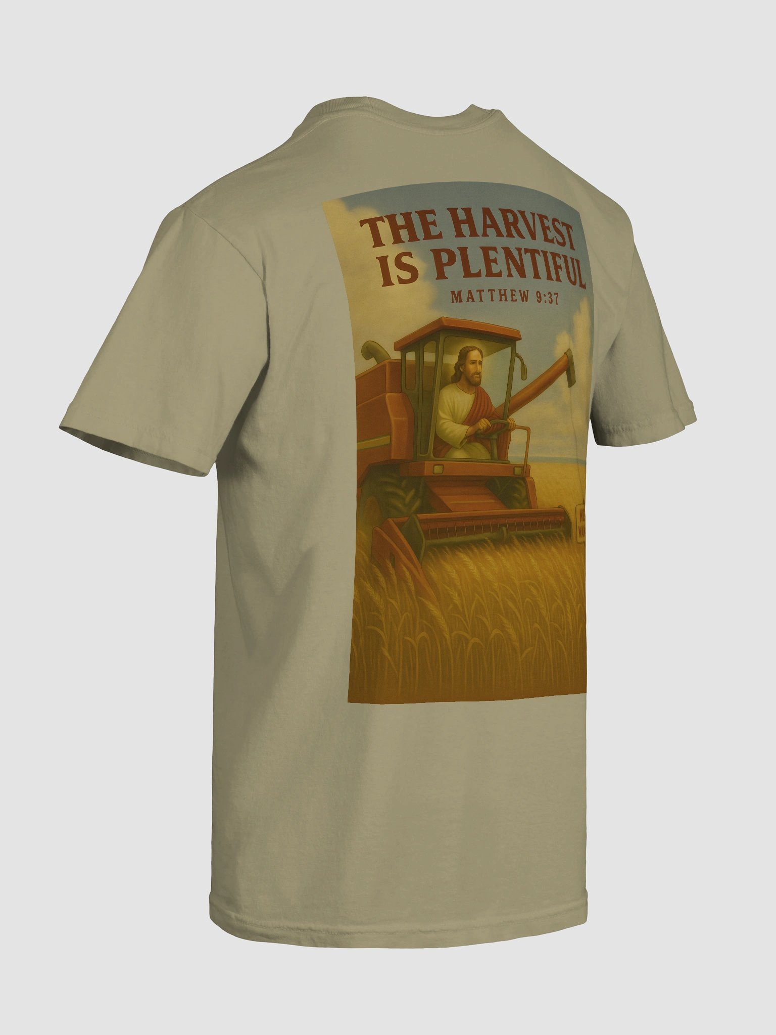 The Harvest Is Plentiful – Matthew 9:37 Farm Gospel Illustration product image (10)