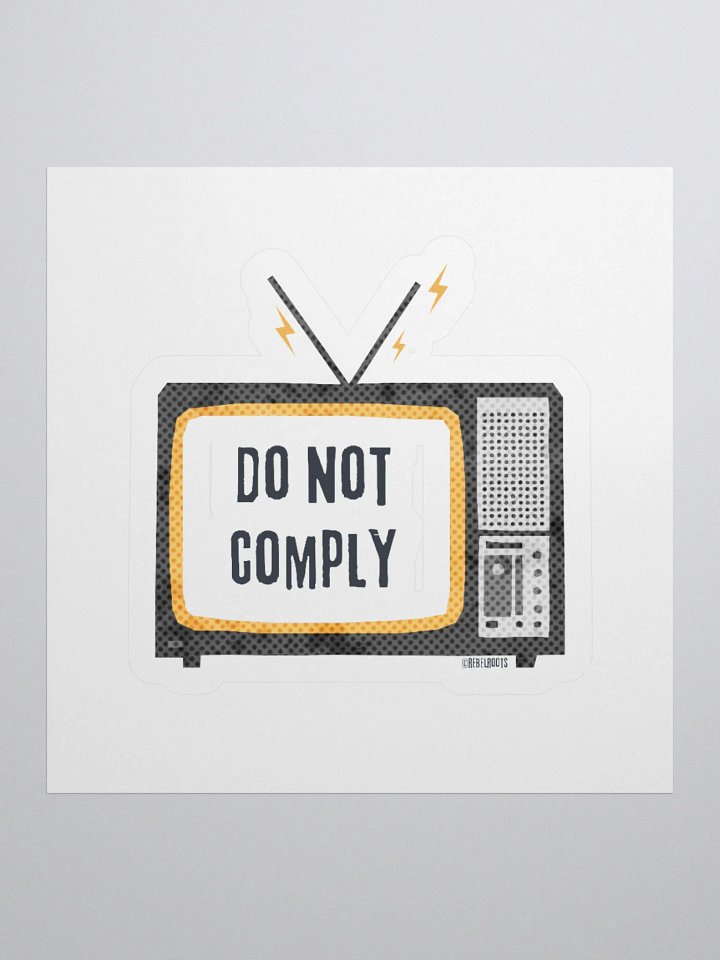 DO NOT COMPLY Kiss Cut Sticker product image (2)