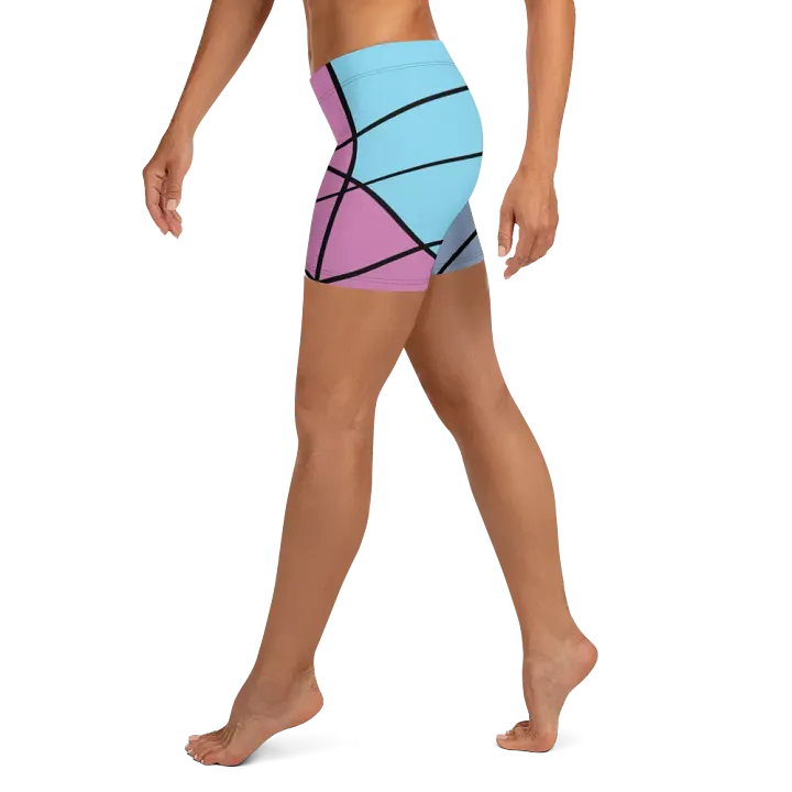 Modern Cool Multi-Colored Geometric Pattern Shorts product image (1)