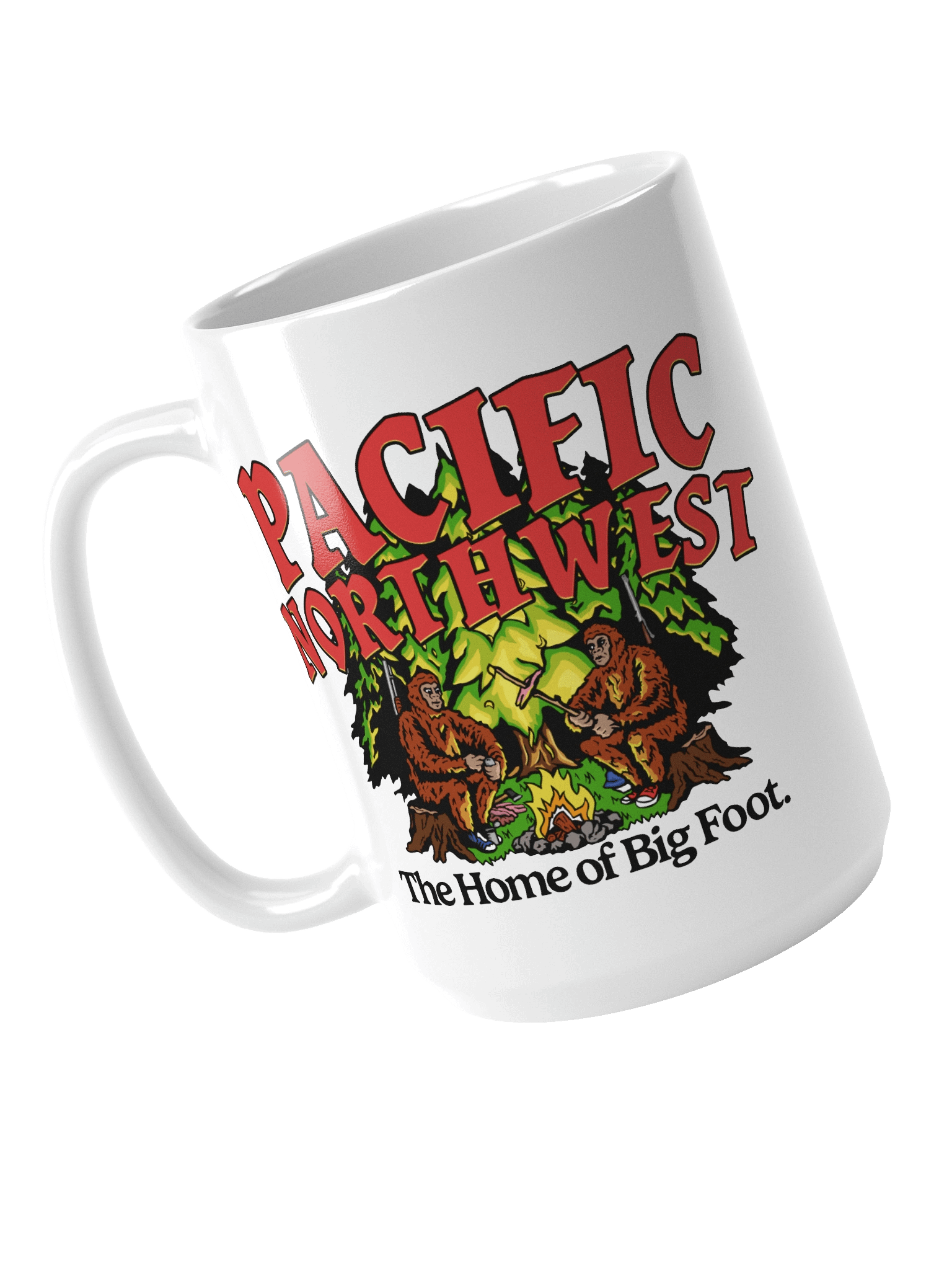 The Home of Big Foot - White Mug product image (4)