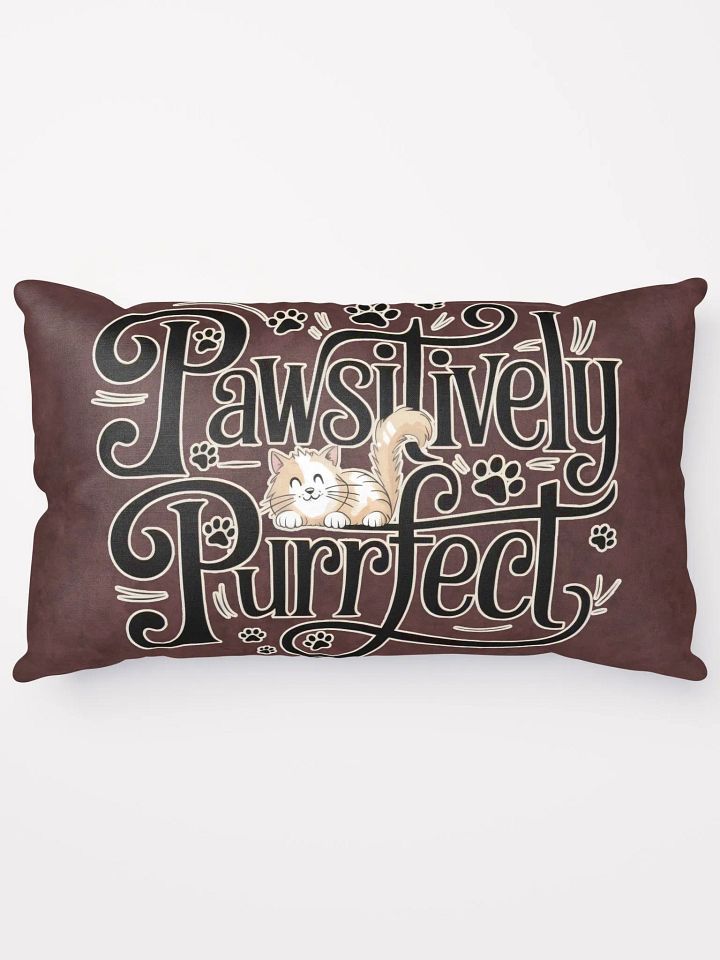 Pawsitively Purrfect Cat Pillow product image (1)