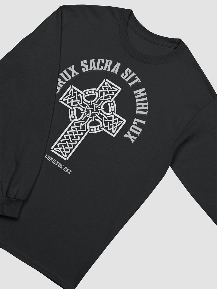 crux sacra sit mihi lux Long Sleeve T-Shirt product image (1)