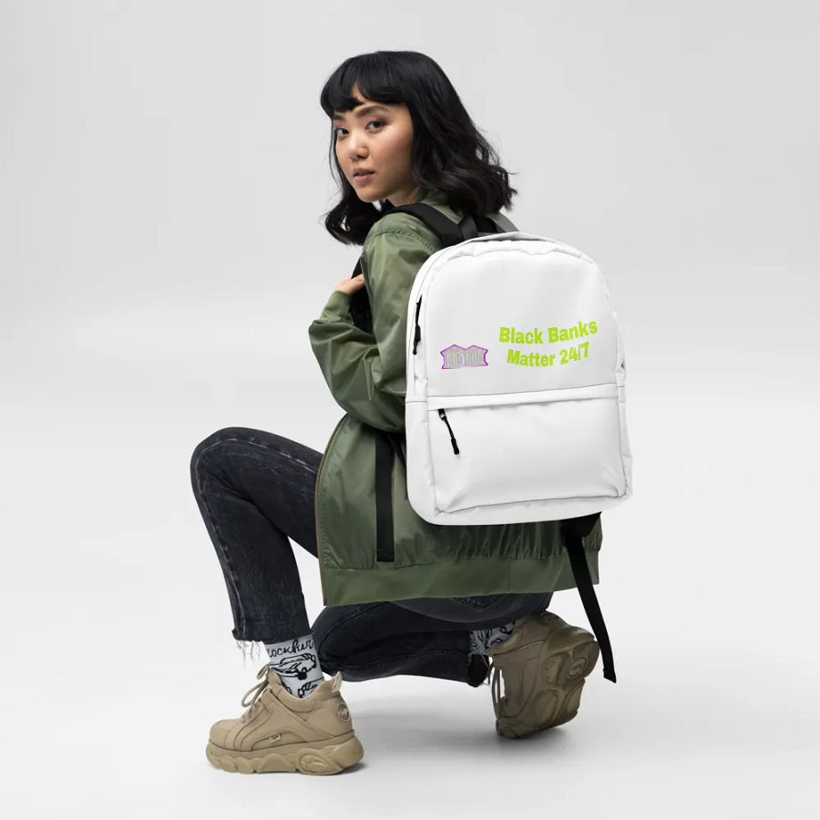 Empowerment All Over: Black Banks Matter Backpack product image (10)