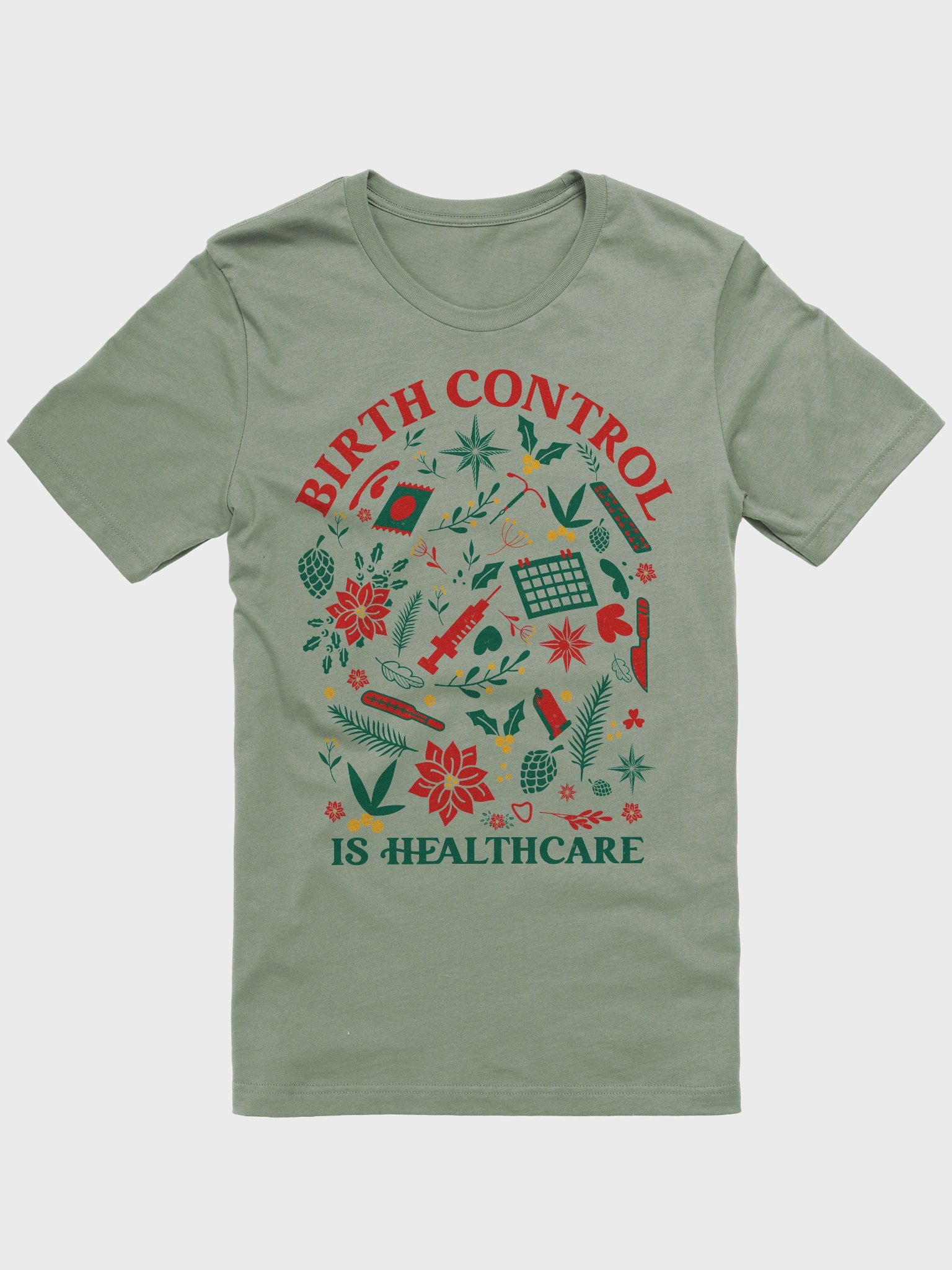 birth control blooms (holiday edition tee) product image (37)