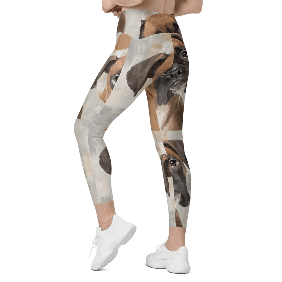 Floppy Eared Boxer All-Over Print Leggings product image (7)