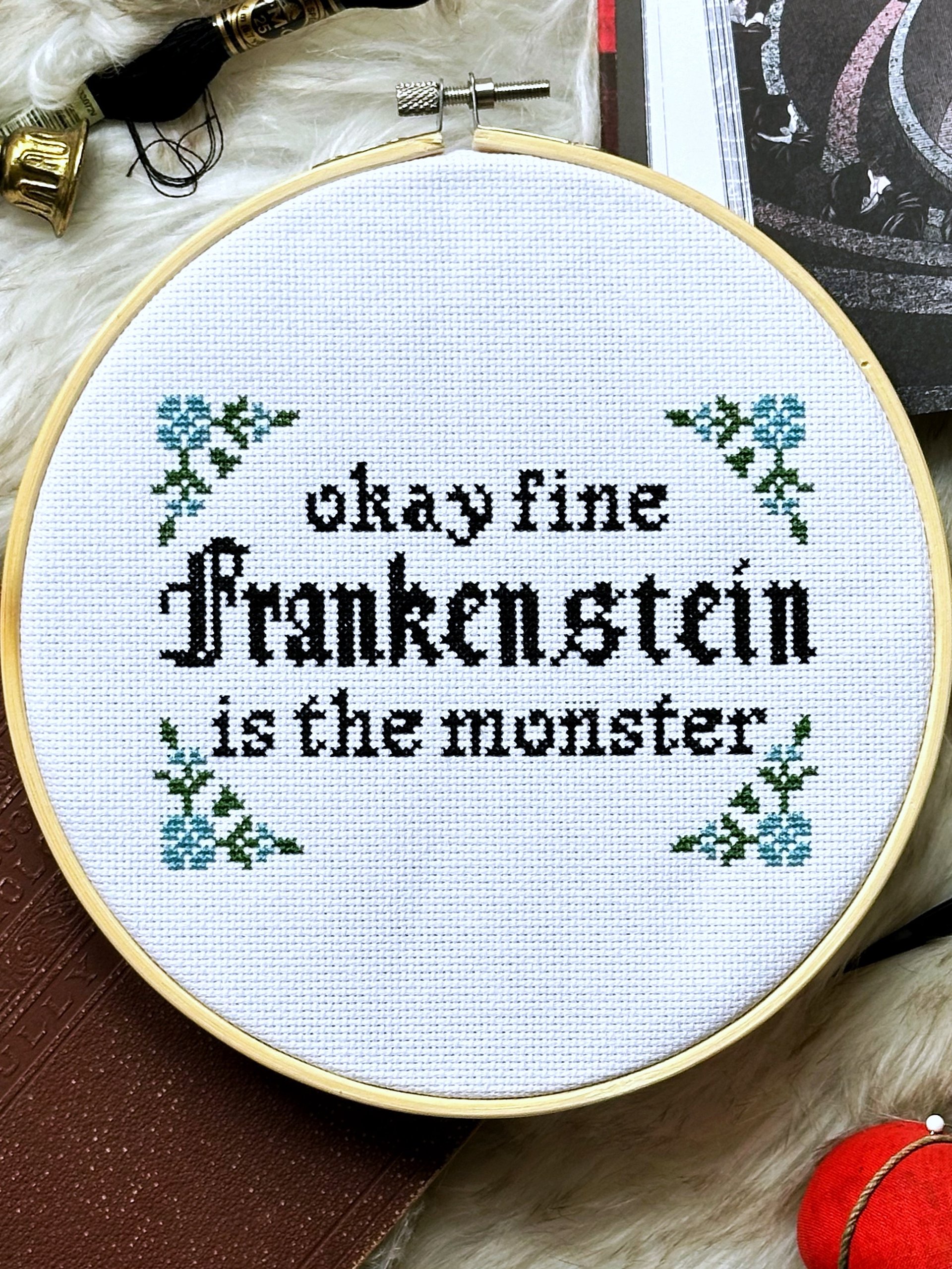 Frankenstein Monster - Cross Stitch Kit product image (1)