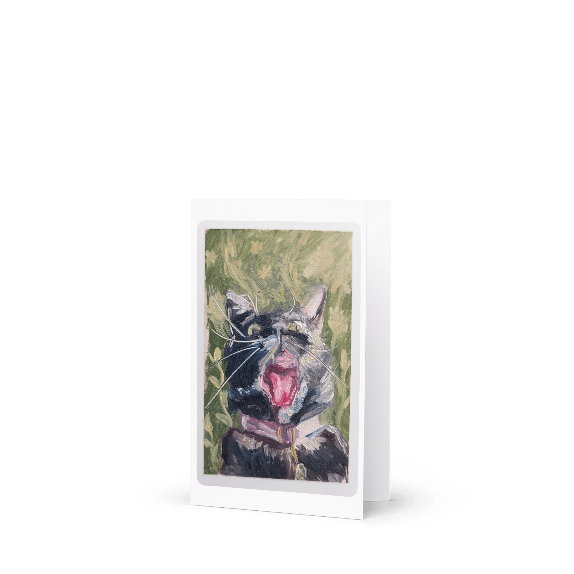 Screaming Cat Greeting Card product image (1)