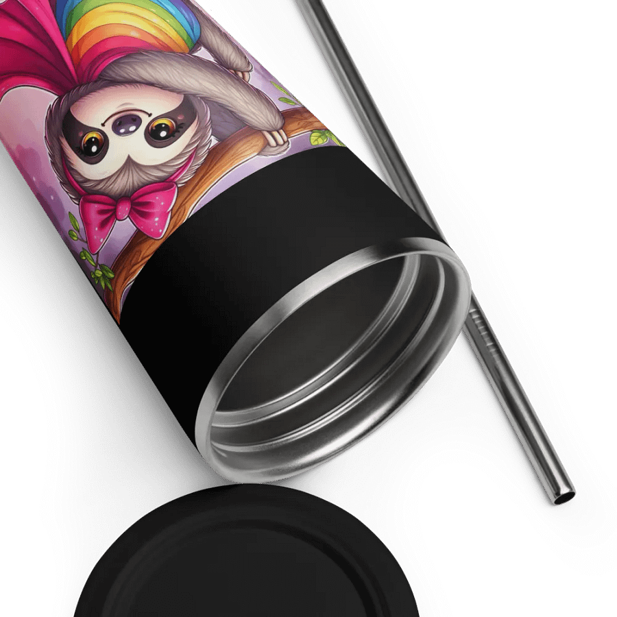 PRIS- SLEEPY SOCIALIST PRIDE -Insulated Tumbler with a Straw product image (12)