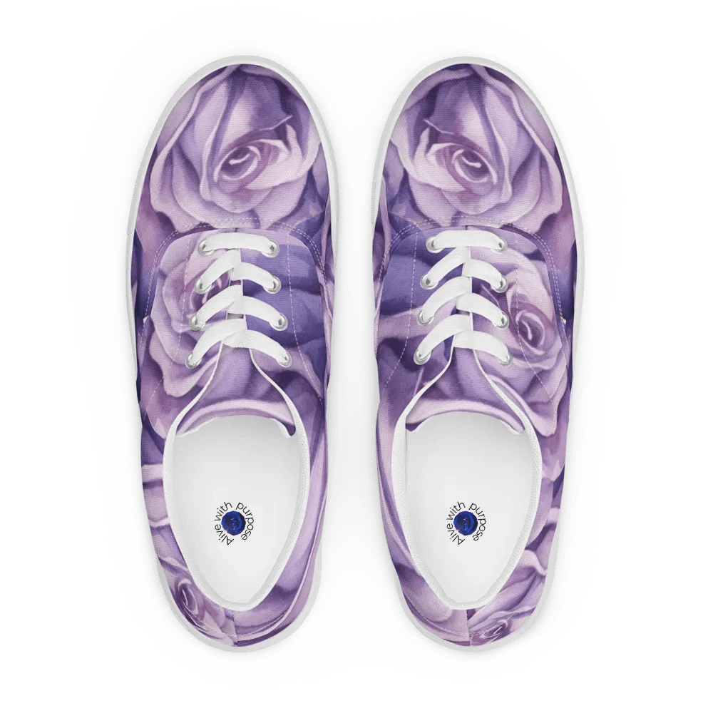 Purple Rose Dreams Lace-Up Shoes product image (2)