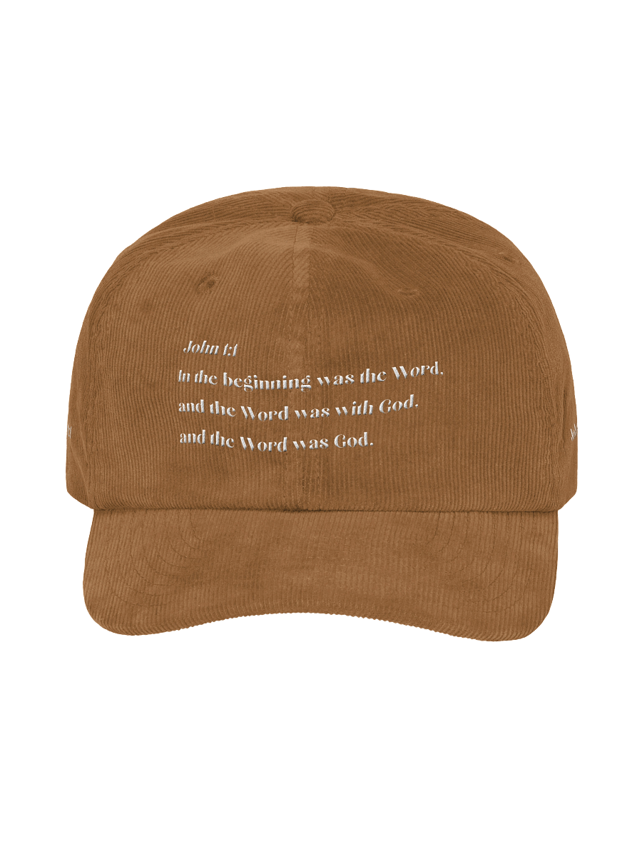 Embroidered Corduroy Dad Hat - John 1:1 Co. product image (13)