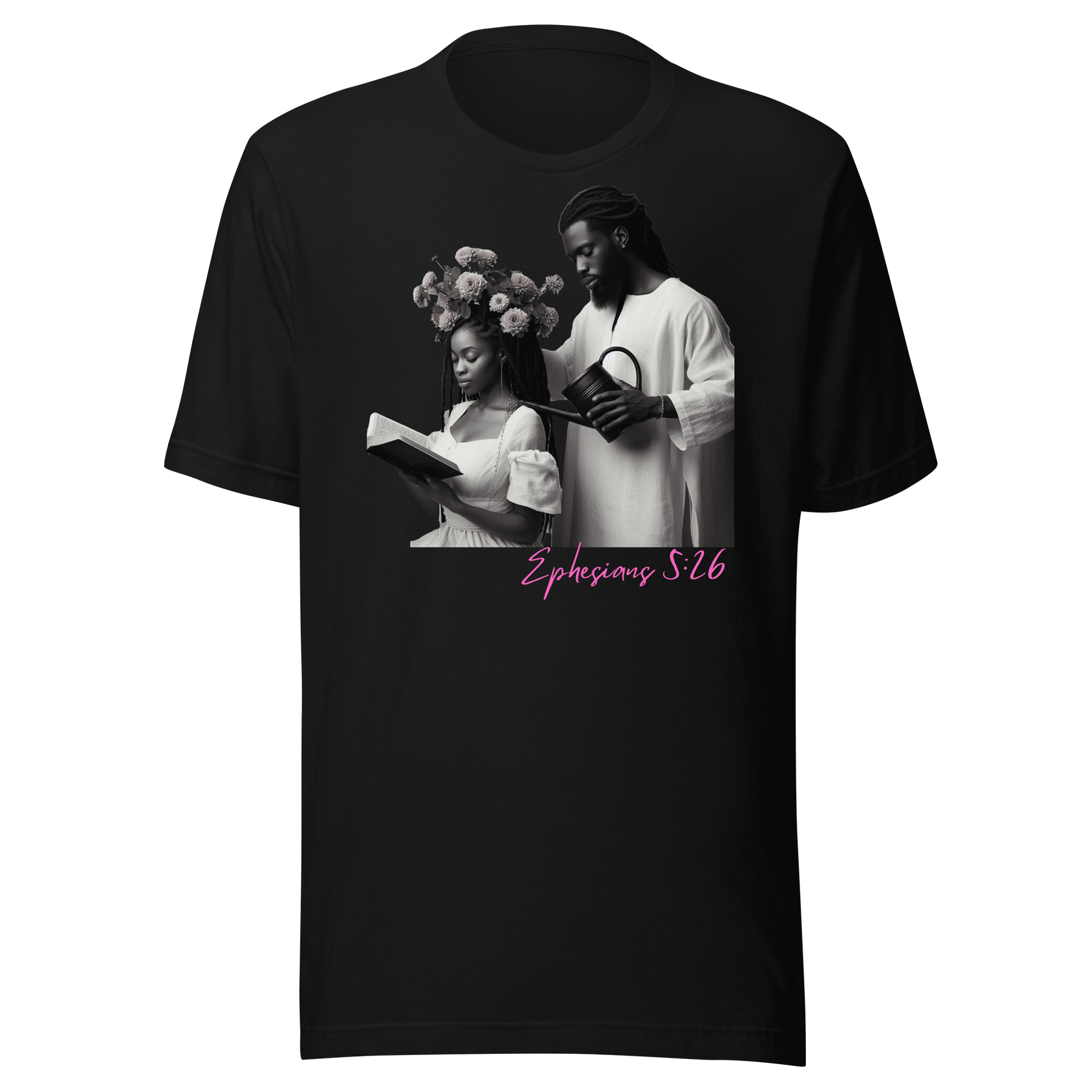 Ephesians 5:26 Black T-Shirt product image (1)