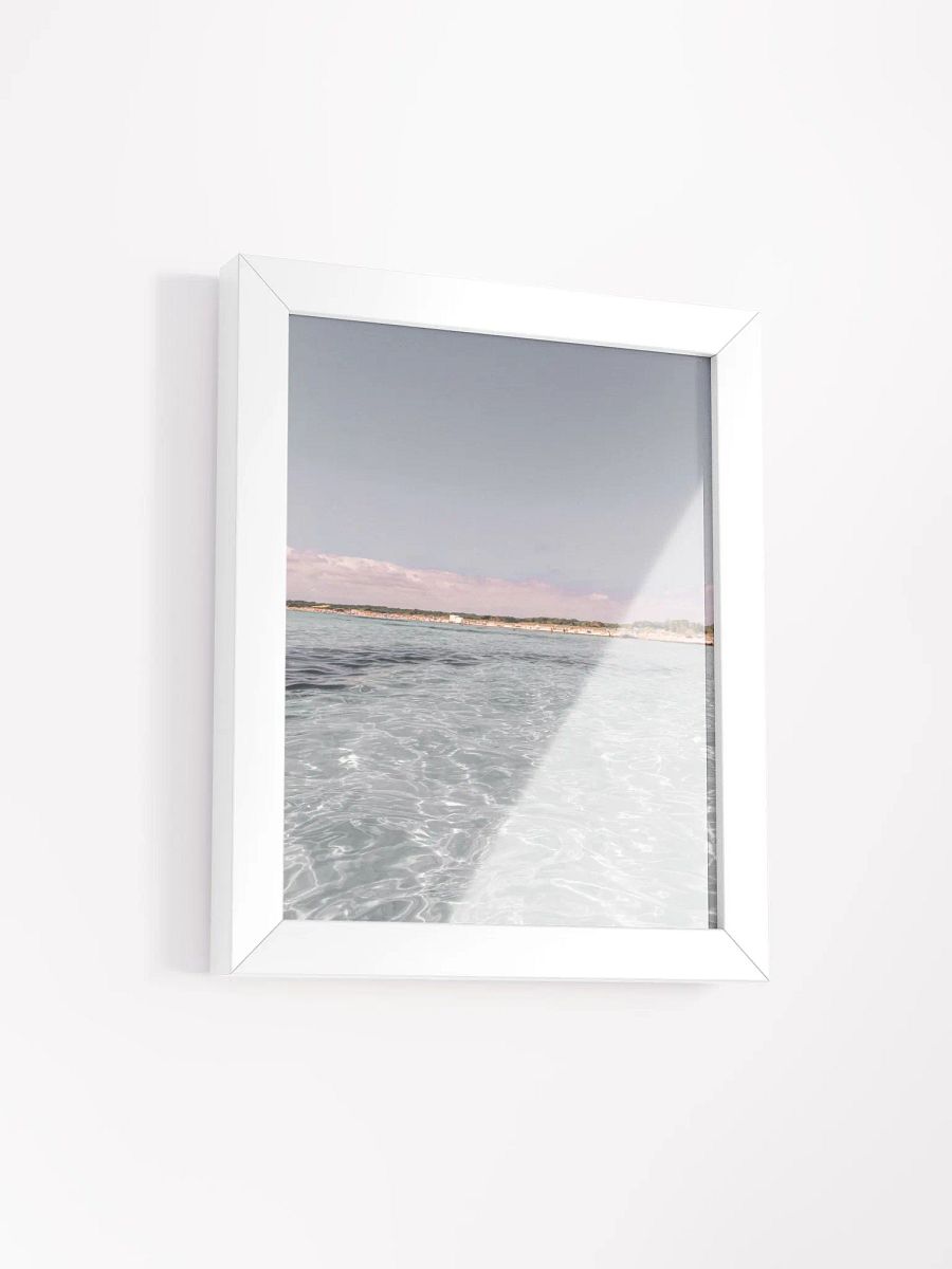 Mediterranean Beach - Framed High-Quality Matte Poster product image (2)