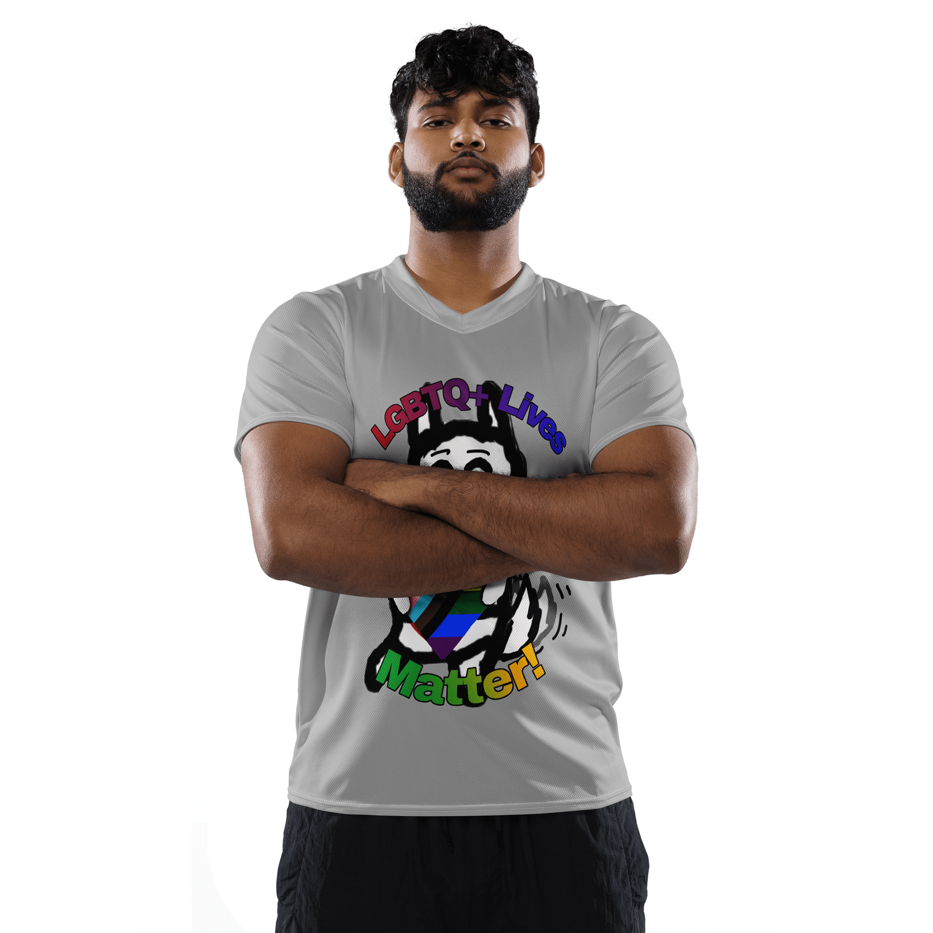 LGBTQ+ Lives Matter sports jersey product image (2)