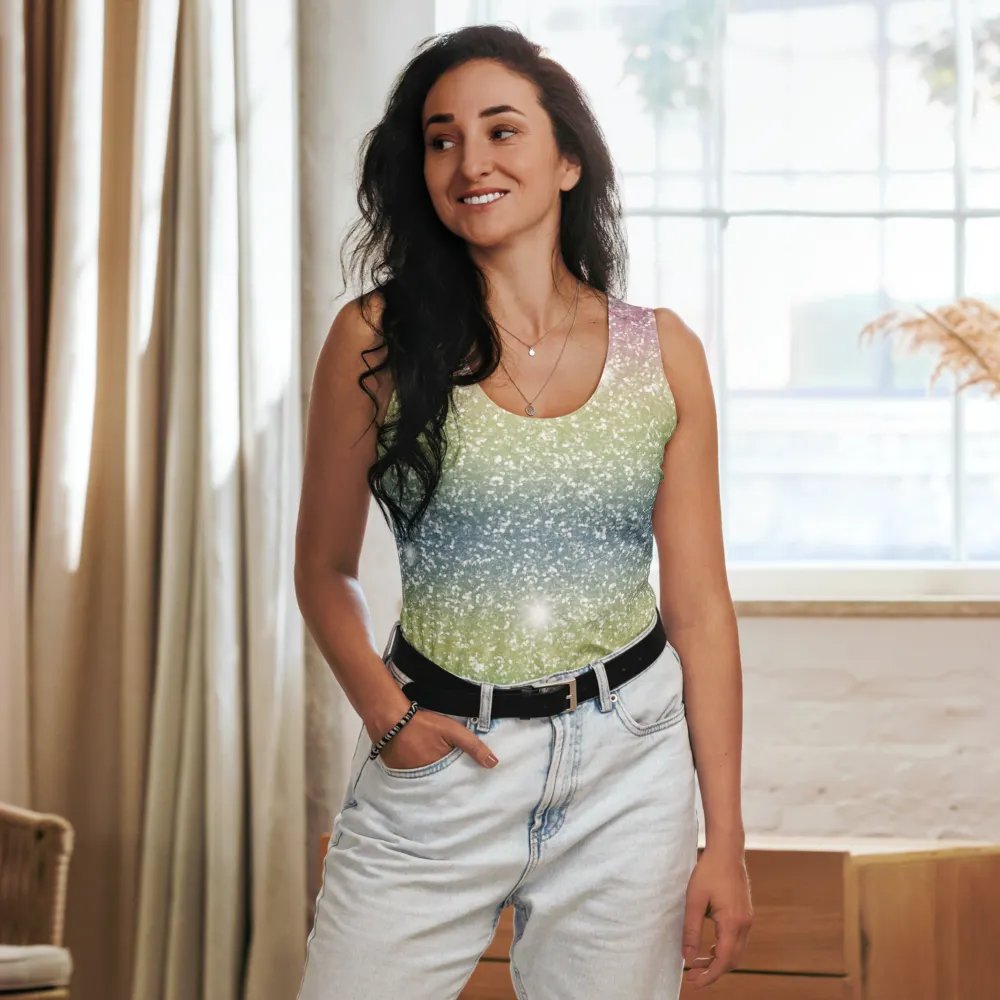 Glitter Unicorn Texture Design Tank Top (1) product image (8)