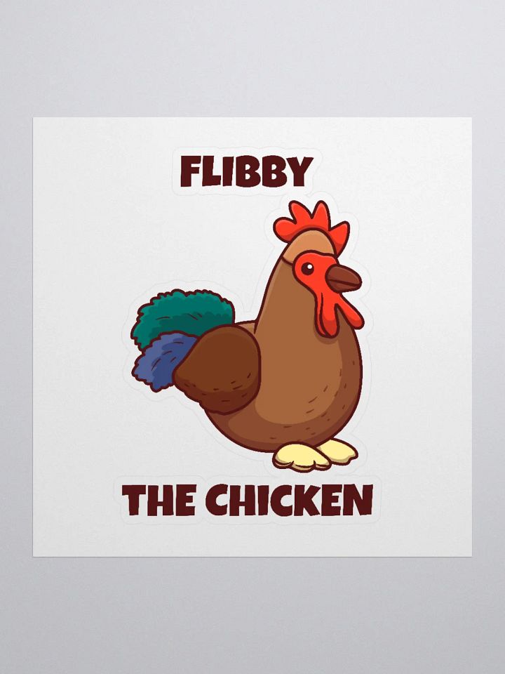 Flibby Sticker (with text) product image (1)