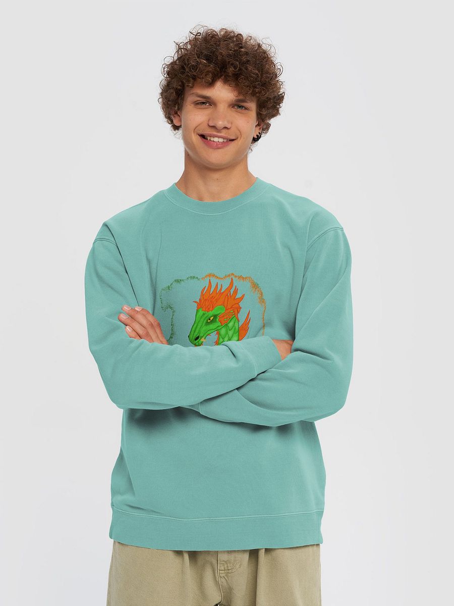 Fiery Dragon Unisex Pigment Dyed Sweatshirt product image (3)