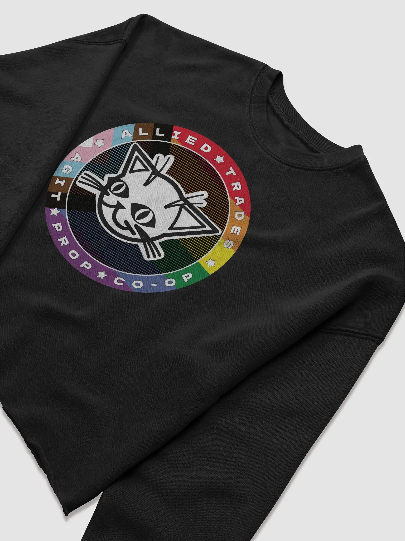 Progress Pride Allicat Midriff Sweatshirt product image (5)