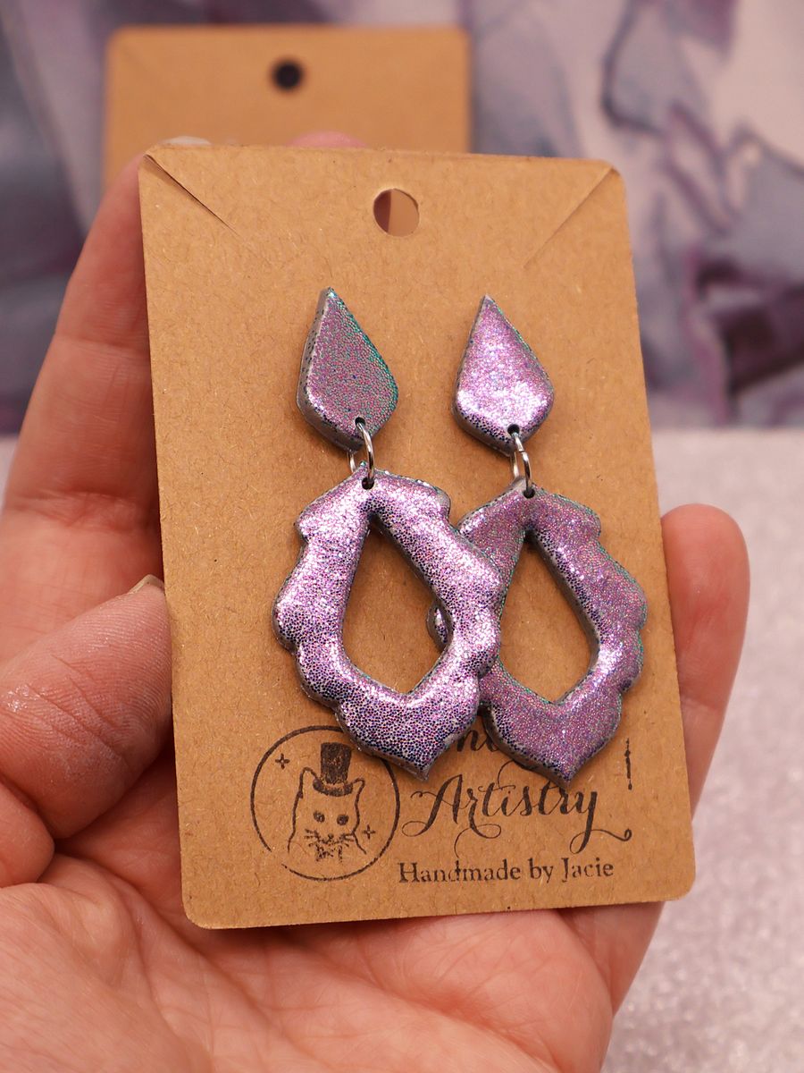 Glitter Window Earrings product image (2)