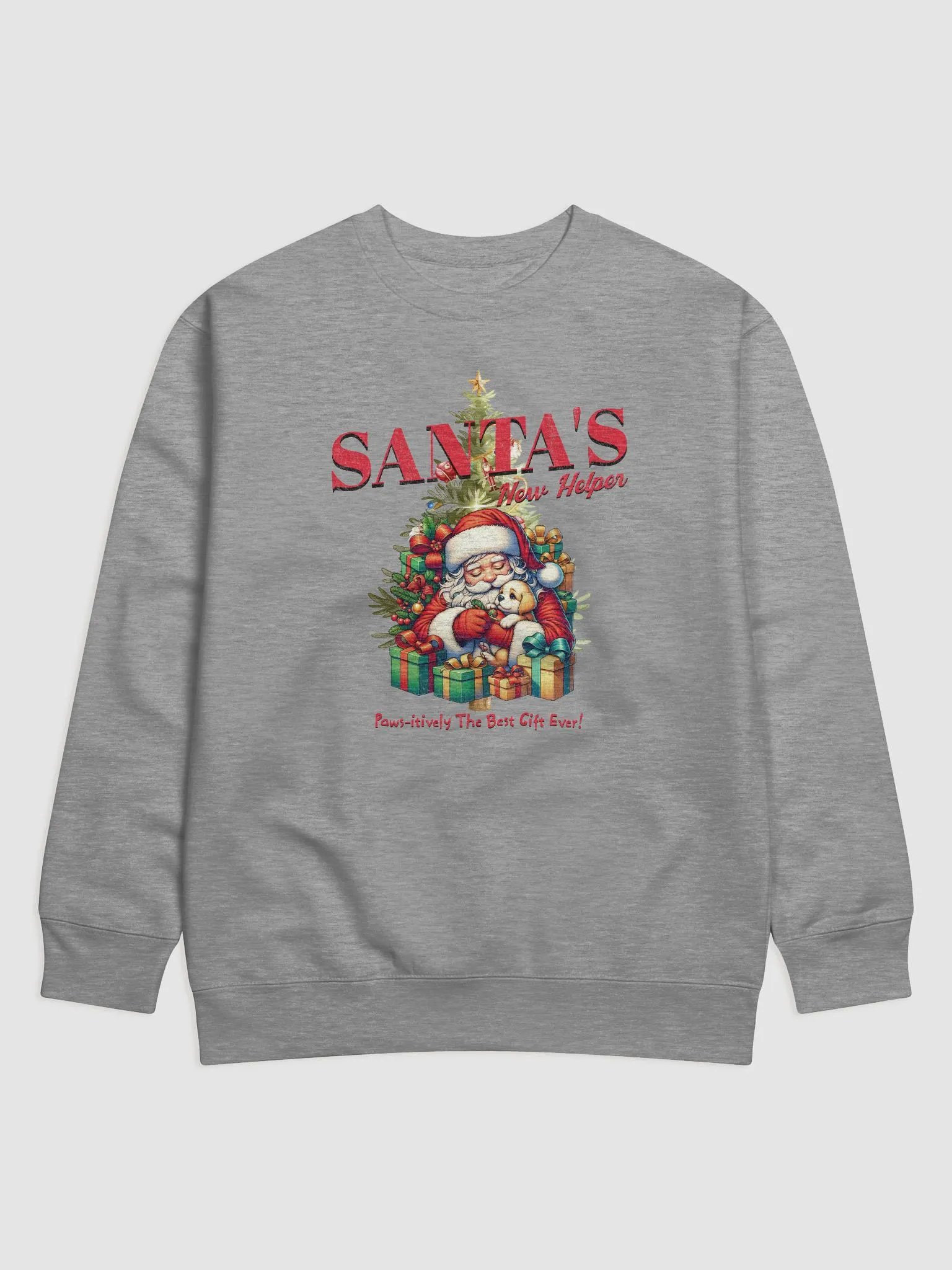 Santa's New Helper - Dog Lovers Sweatshirt product image (1)