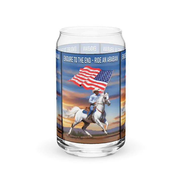 Arabian Rider Flag Glass product image (2)