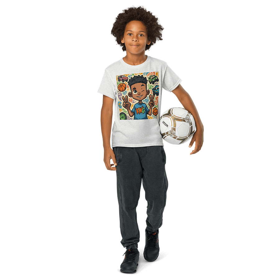 Cheerful King Youth Sports Tee product image (8)