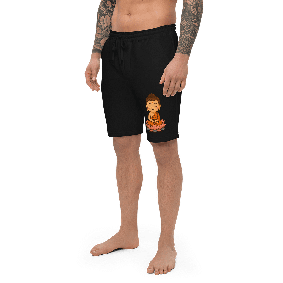 Buddha Lotus Fleece Shorts product image (2)