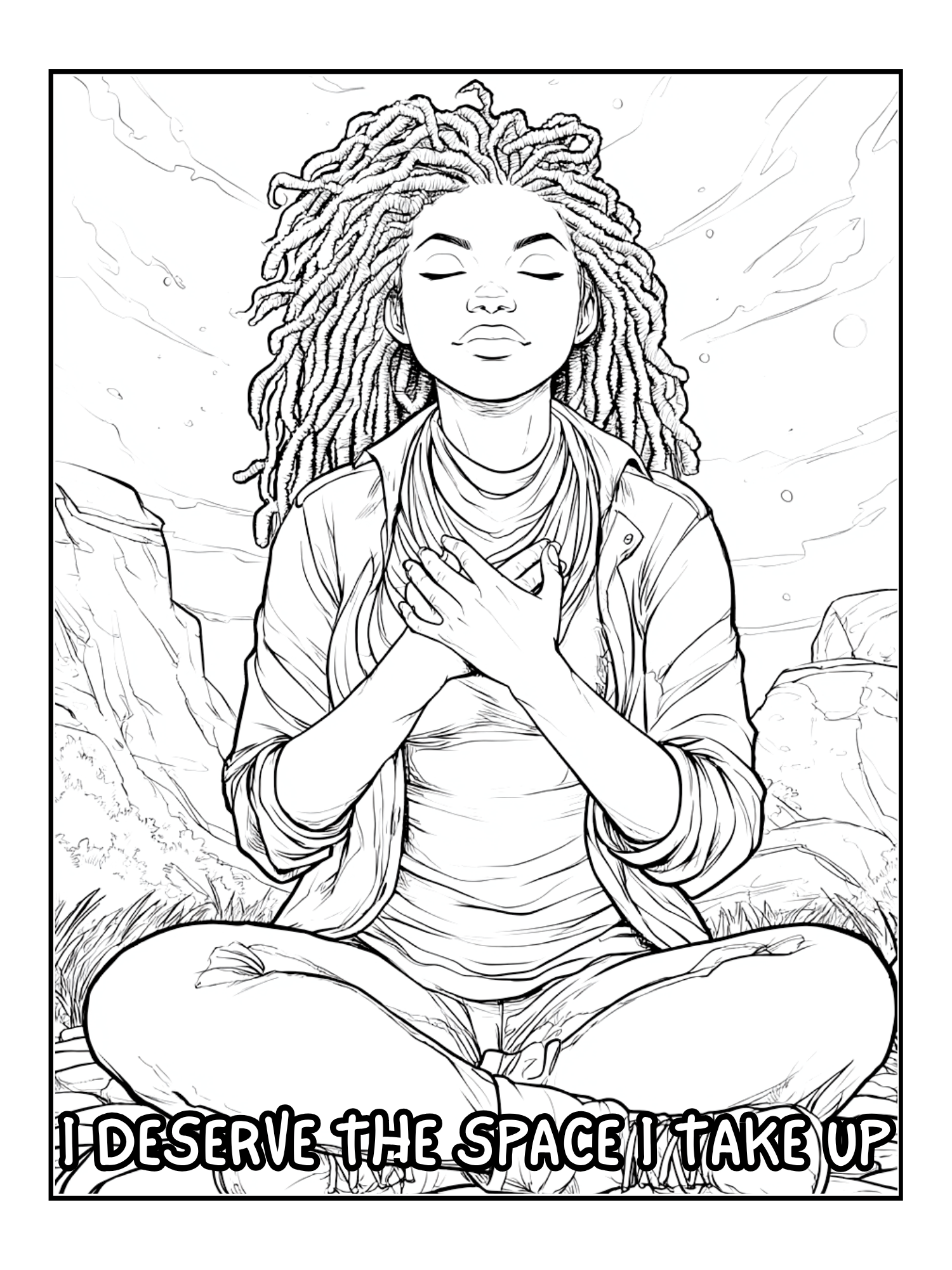 Radiant Within: A Black Women's Coloring Manifesto (Digital Download) product image (3)