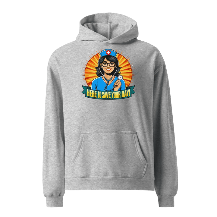 Smiling Nurse Oversized Hoodie product image (4)