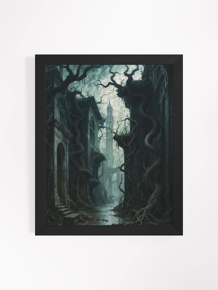 Gothic Urban Pathway Framed Print product image (1)