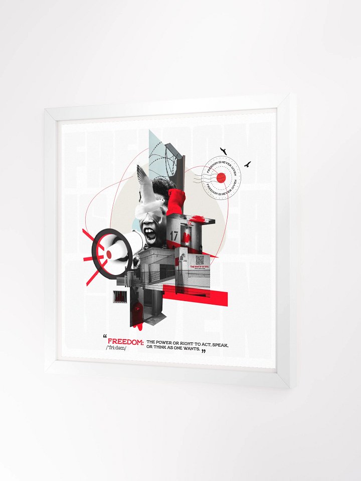 Freedom is never given product image (4)