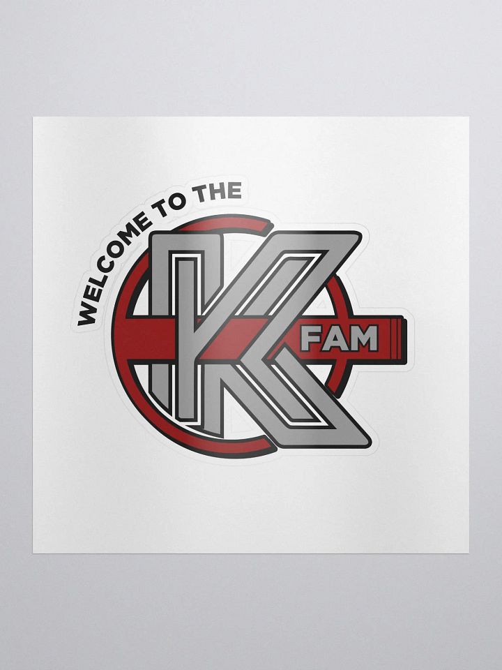 K Fam Kiss Cut Stickers Logo Stickers product image (1)