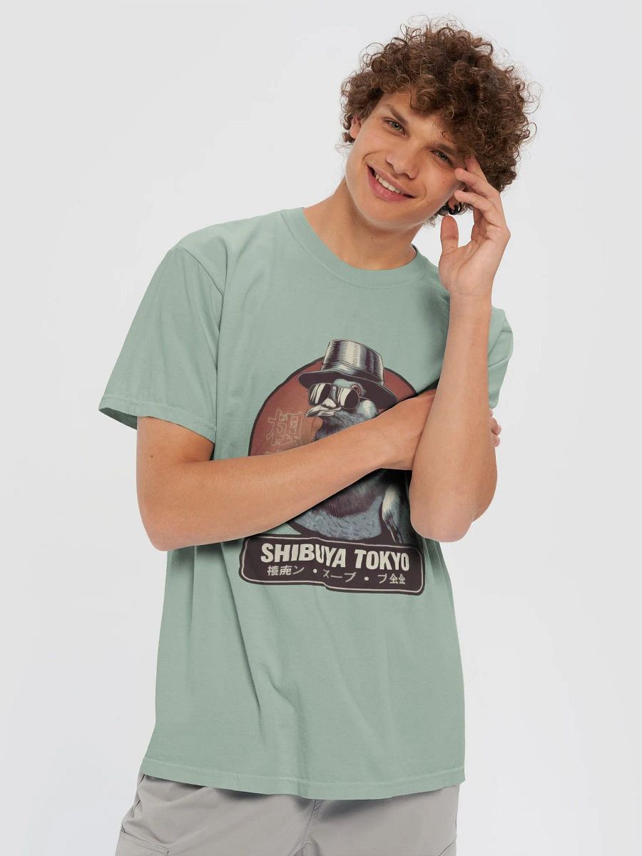 Shibuya Pigeon Cool Comfort Colors Garment-Dyed Heavyweight T-Shirt product image (5)