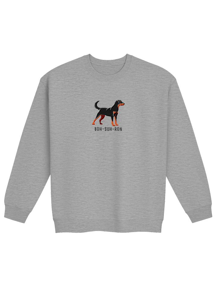 Boh-Suh-Ron Sweatshirt (Embroidered) of a Beauceron(Black & Tan) product image (17)