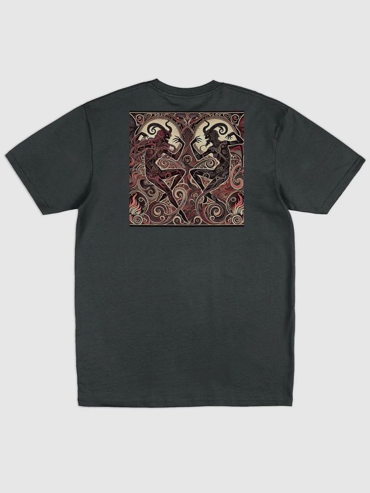 Art Nouveau Demon Halloween T-Shirt - Spooky Elegance for Everyday Wear product image (2)