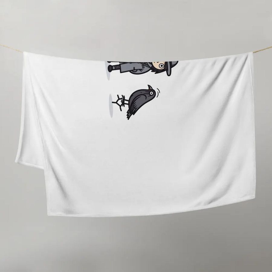 Throw Blanket - The Crow Man & Crow 127 × 153 cm product image (9)