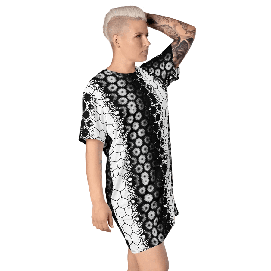 Black and White, T-Shirt Dress, Summer Dress product image (9)