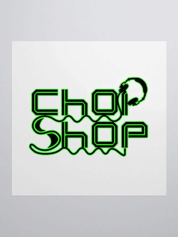 Neon Chop Shop Headphones Stickers product image (1)