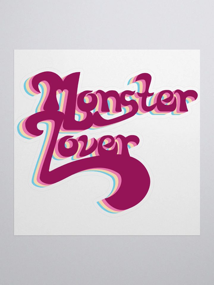 Retro Monster Lover Sticker Set product image (1)