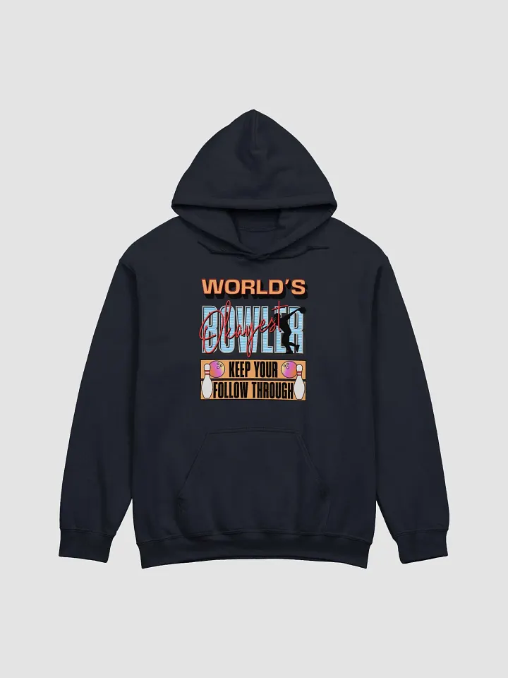 Worlds Okayest Bowler Hoodie product image (13)