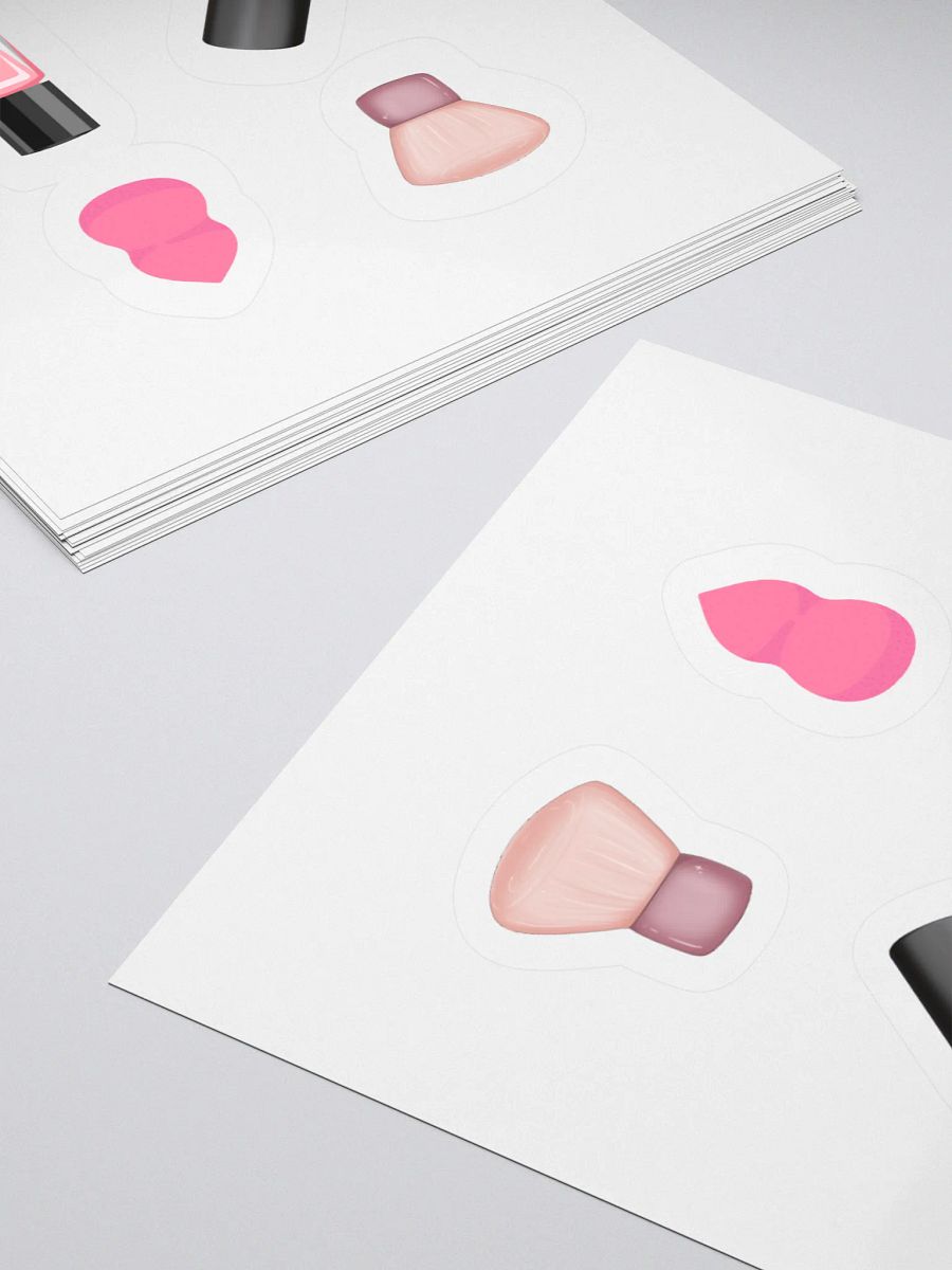 Pretty in Pink Makeup Sticker Set product image (12)
